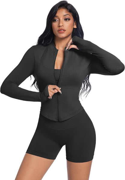 Full Zip Workout Outfit