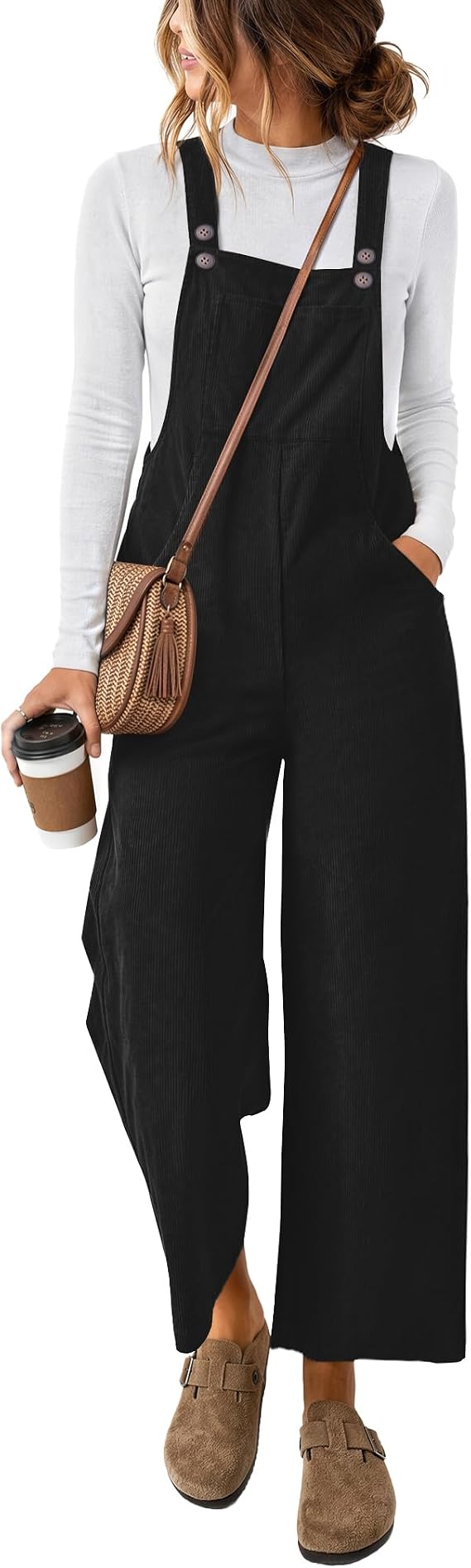 Corduroy Overalls Jumpsuit