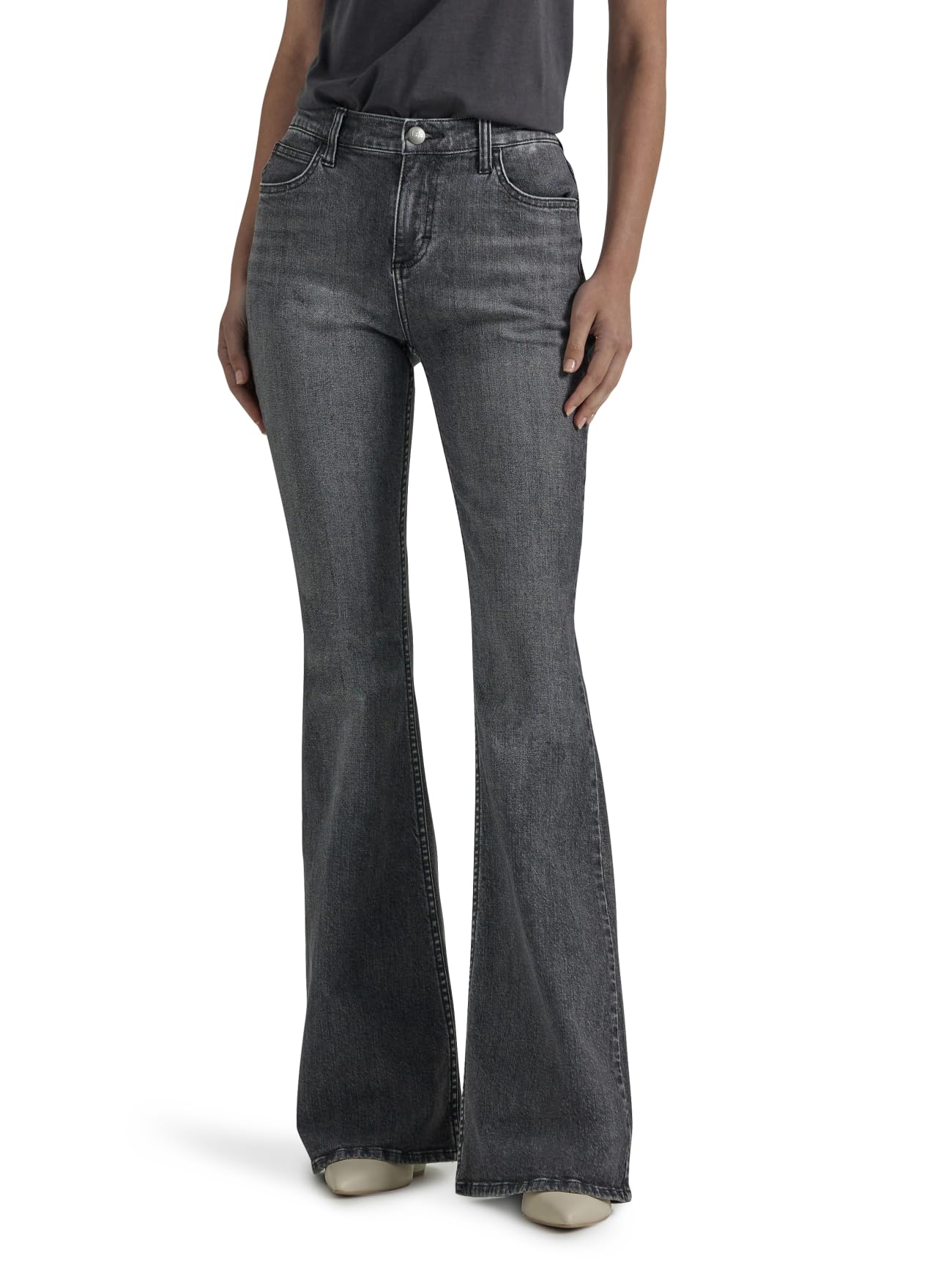Lee Women's Legendary Mid Rise Flare Jean