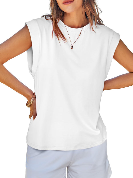 Cotton Cap Sleeve Top