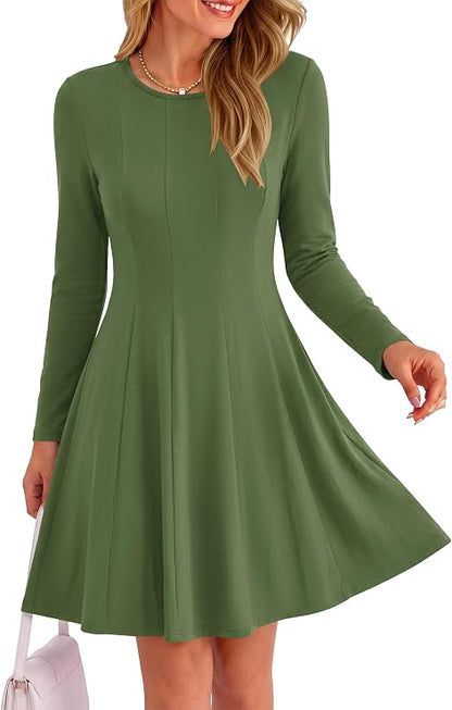 Fall A-Line Dress