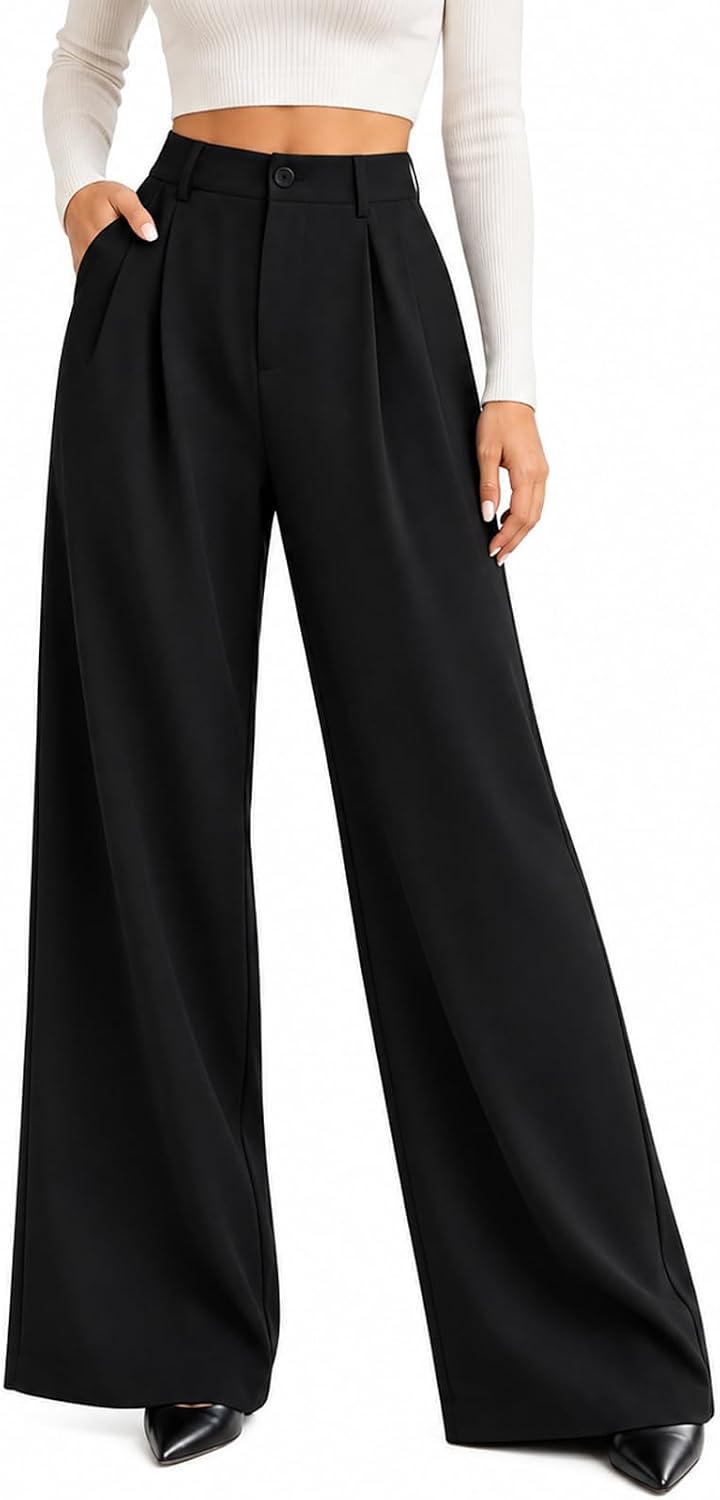 Wide Leg Slacks