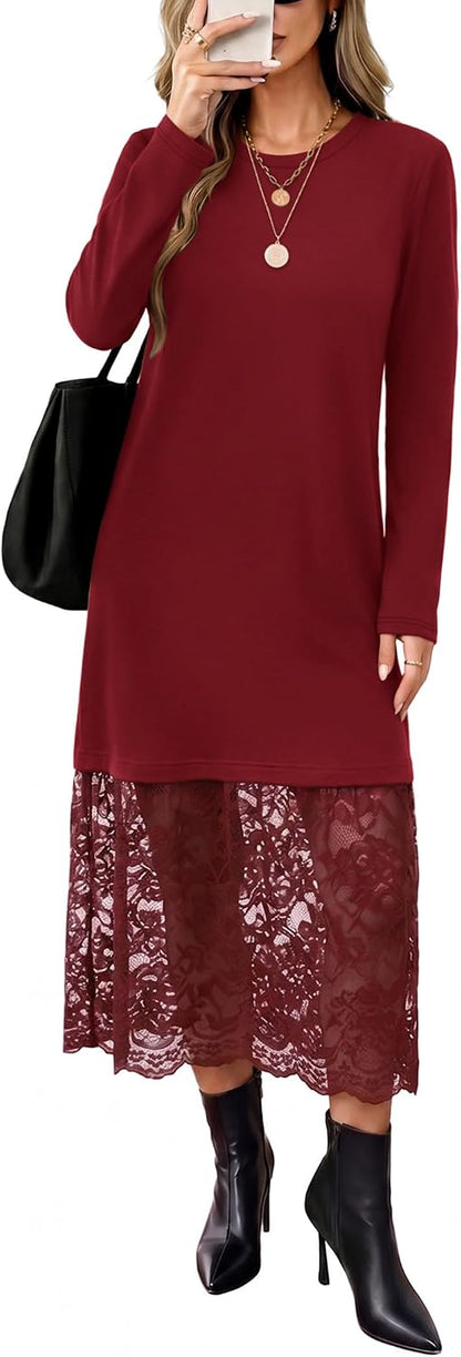 Lace Midi Dress