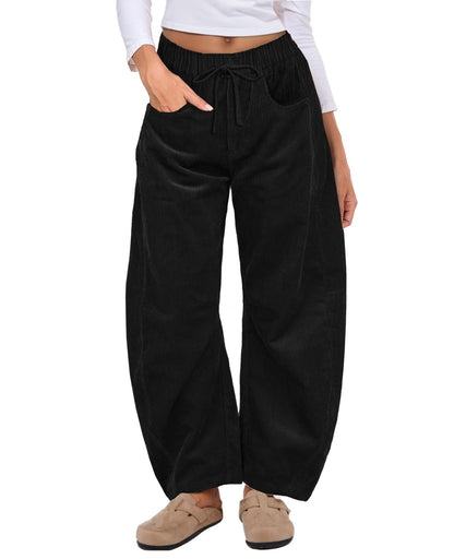 Barrel Corduroy Pants
