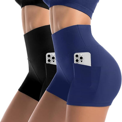 Biker Shorts with Pockets (2PK)