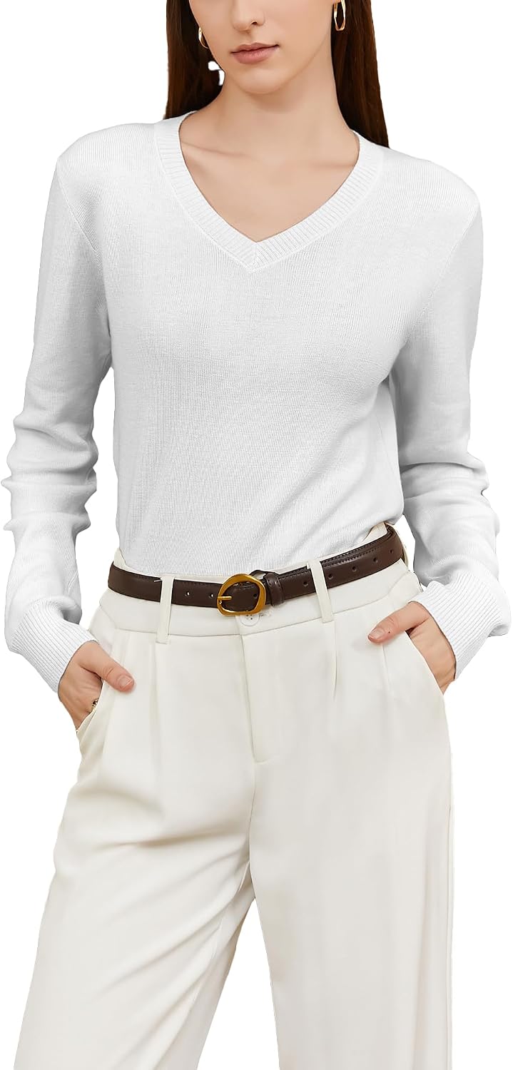 V Neck Pullover Sweater