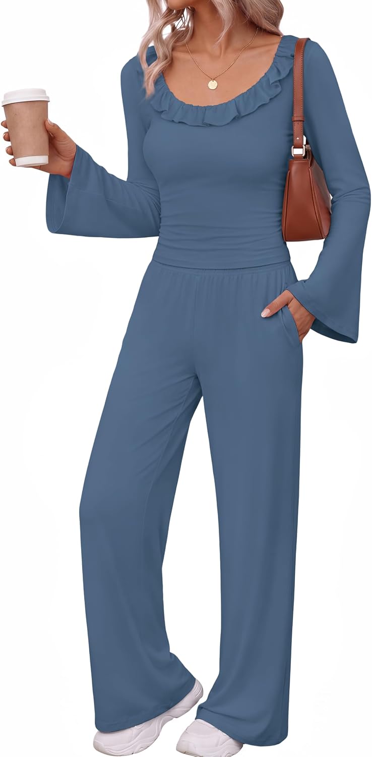 Bell Sleeve Lounge Set