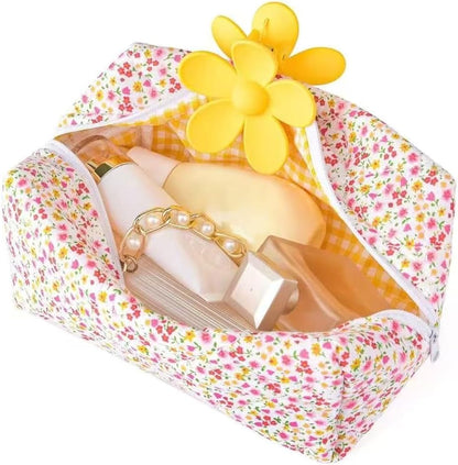 Quilted Makeup Bag
