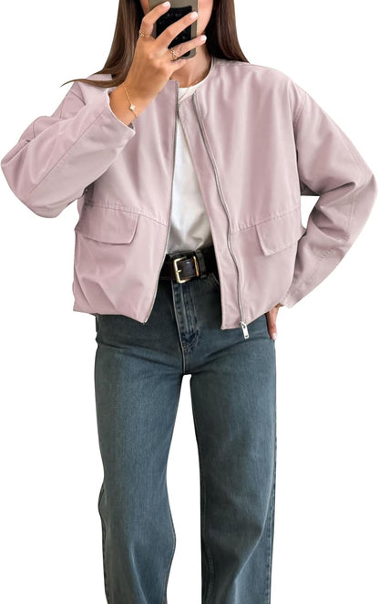 Puff Hem Bomber Jacket