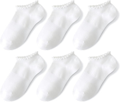 Ruffle Ankle Socks (6PK)