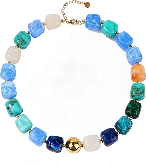 Beaded Necklace Choker