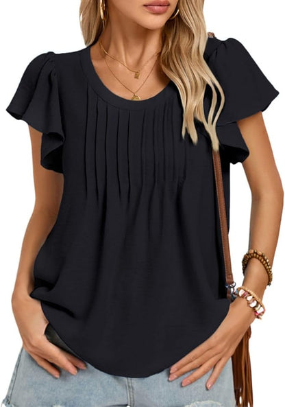Pleated Blouse