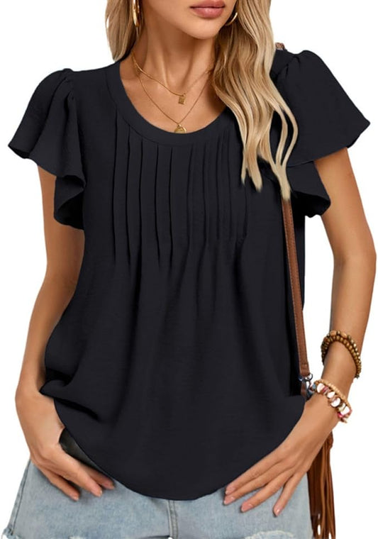 Pleated Blouse