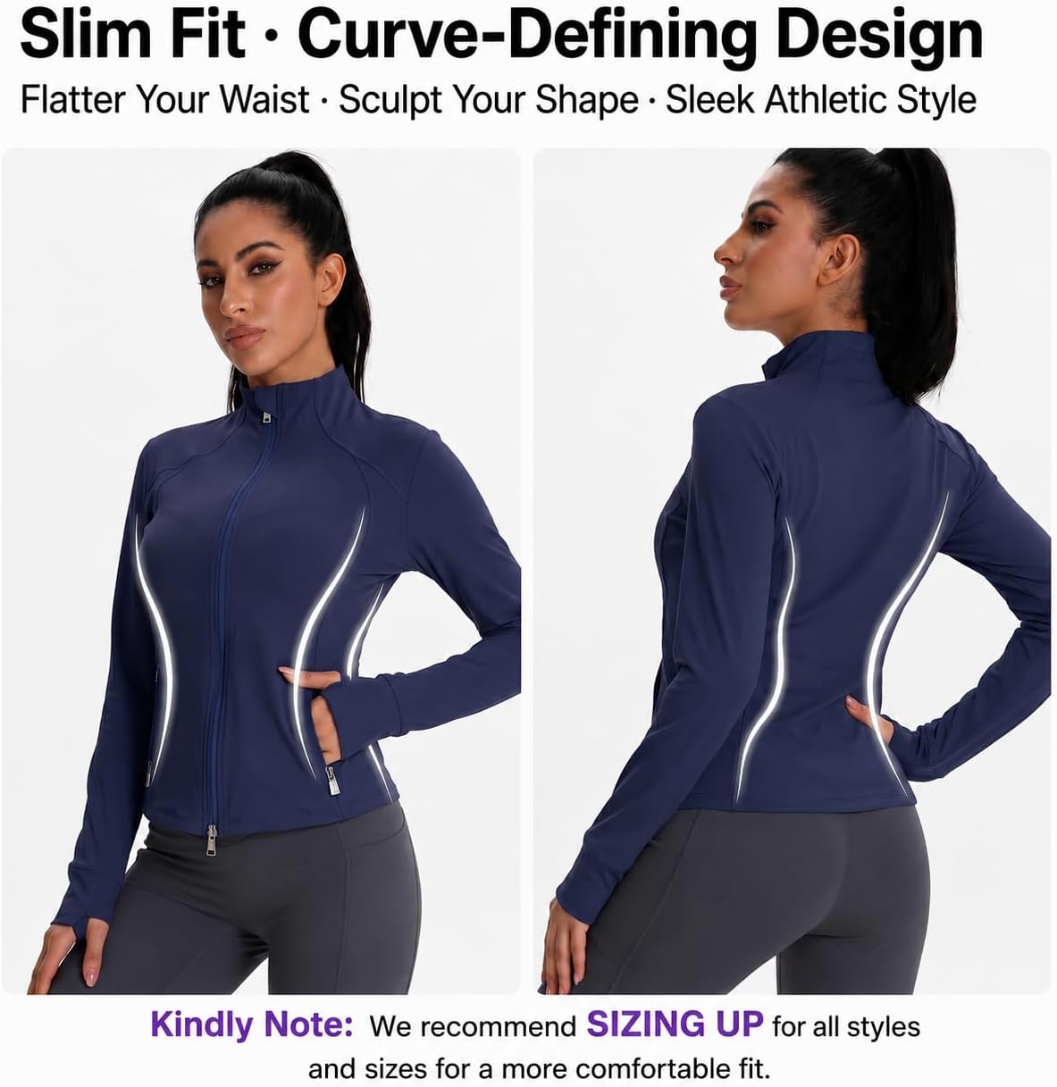 Zip Up Running Jacket