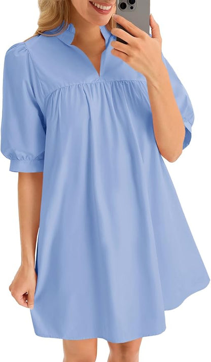 Cotton Babydoll Dress