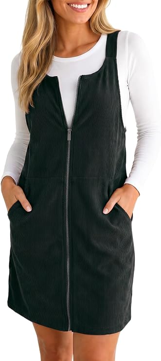 Corduroy Overall Dress