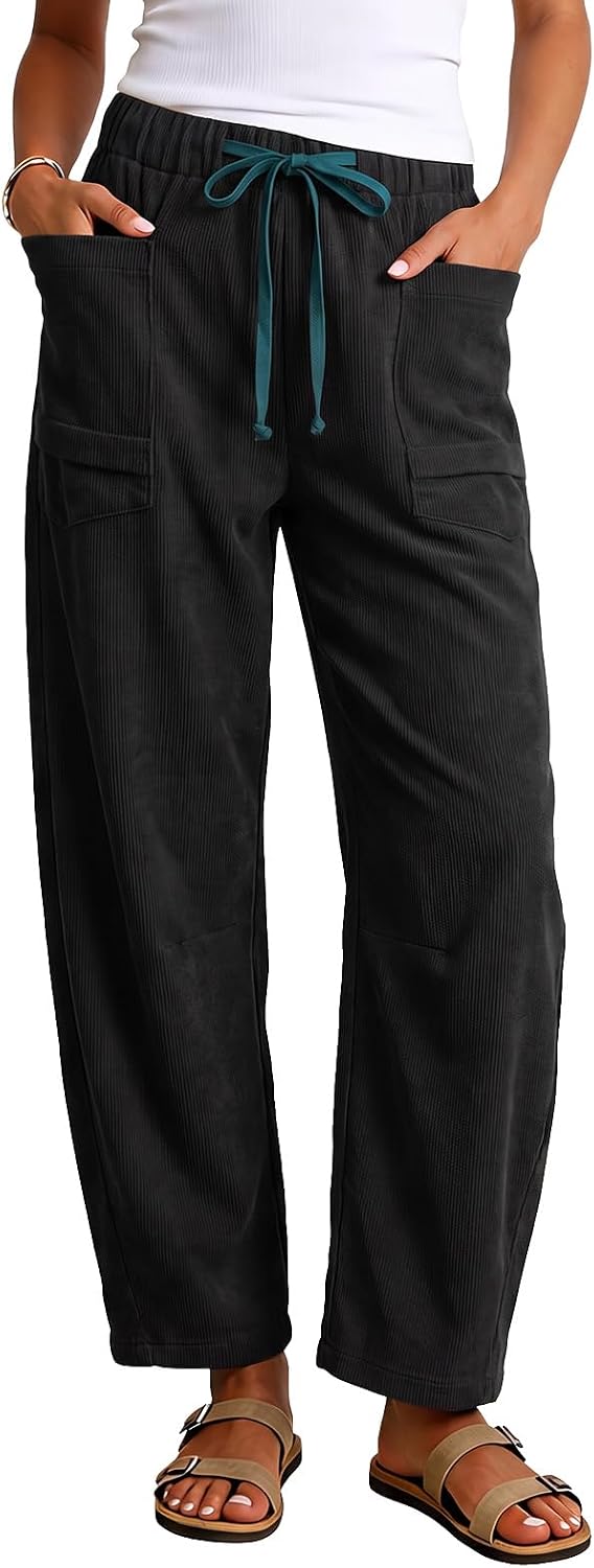 Corduroy Barrel Pants