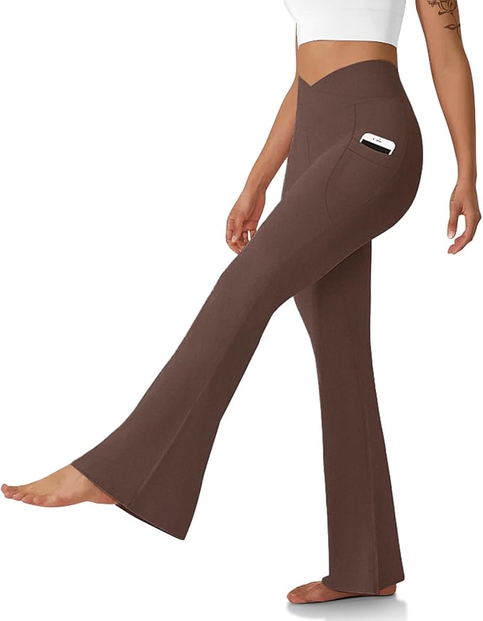 Crossover Flare Leggings