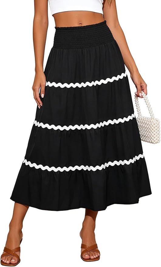 Tiered Maxi Skirts