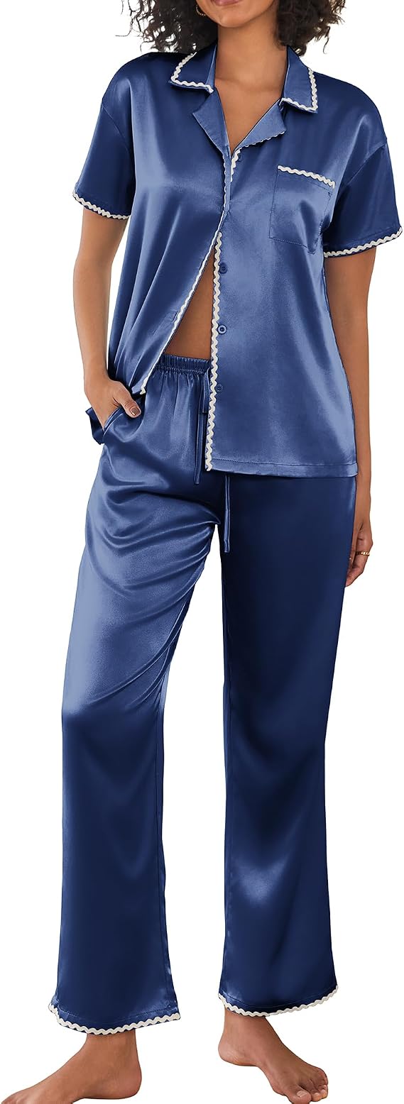 Satin Pajamas Set