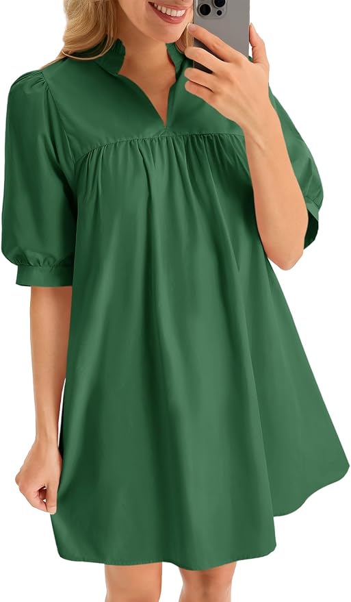 Cotton Babydoll Dress