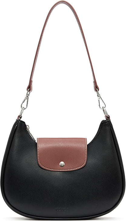 RFID Leather Hobo Bag