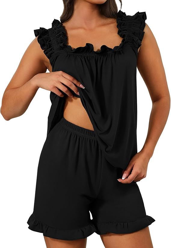 Ruffle Pajama Set
