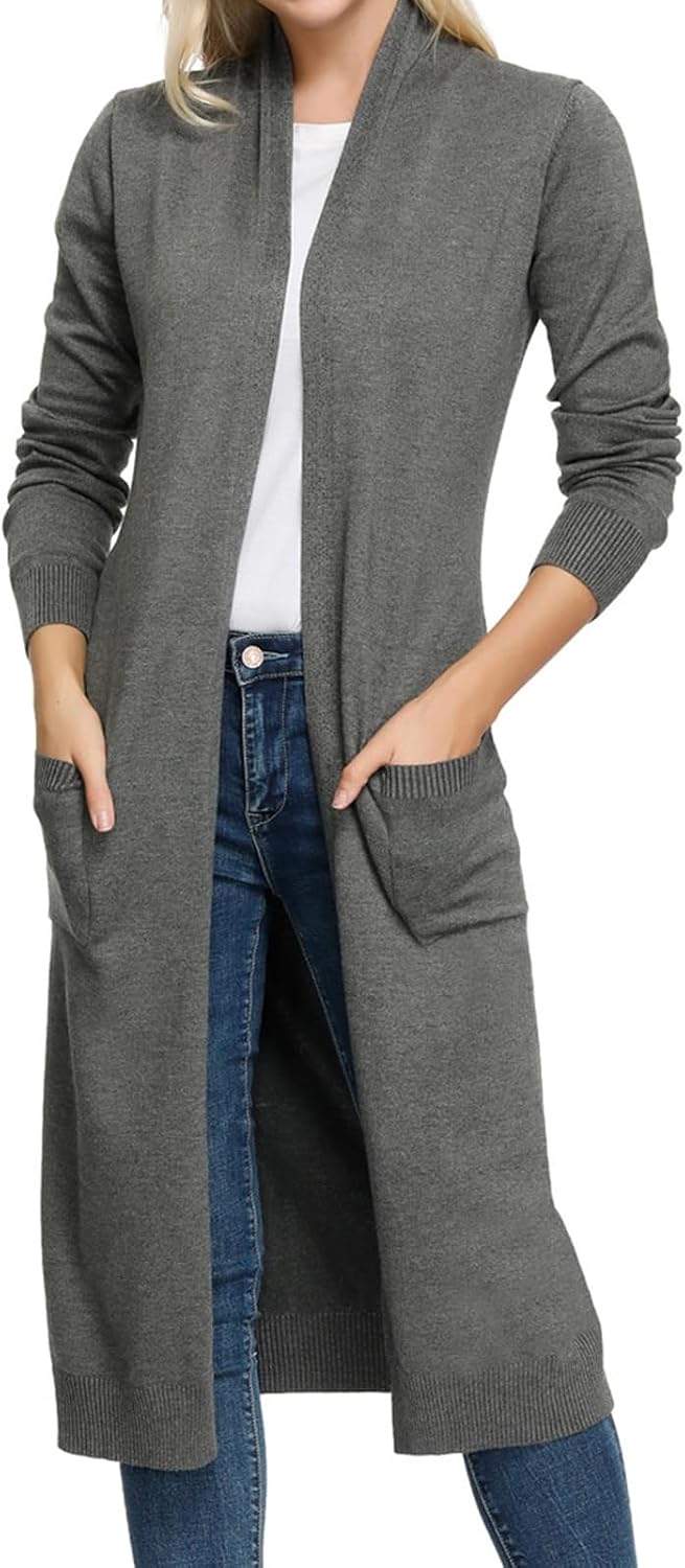 Solid Open Cardigan