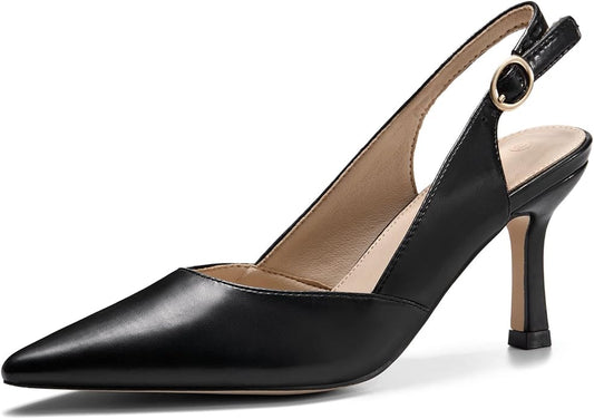 Slingback Kitten Heels
