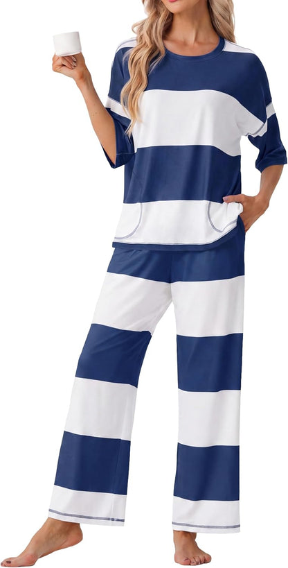 Striped Pajama Set