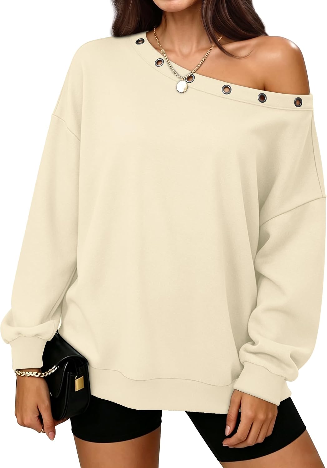 Off Shoulder Sweatshirt