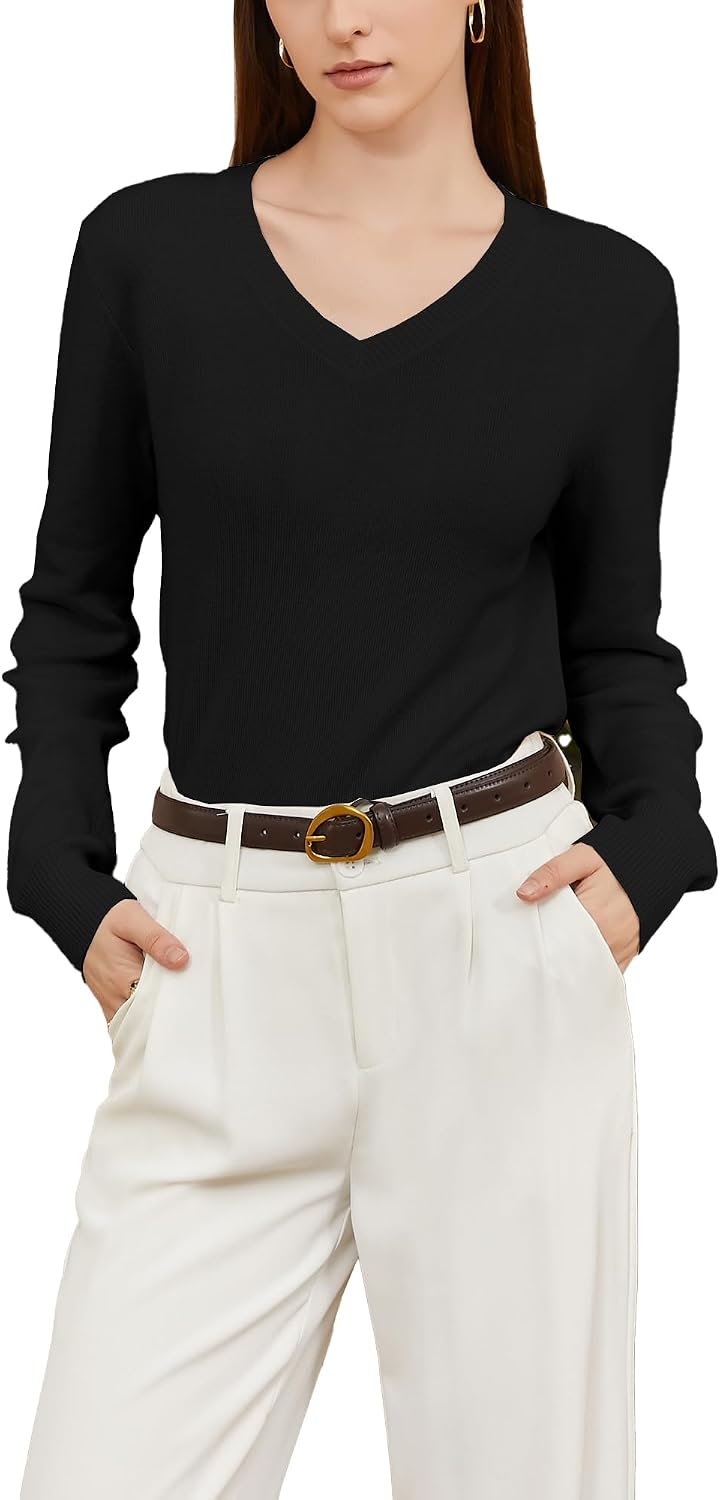 V Neck Pullover Sweater