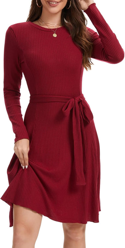 Ribbed Midi Dress