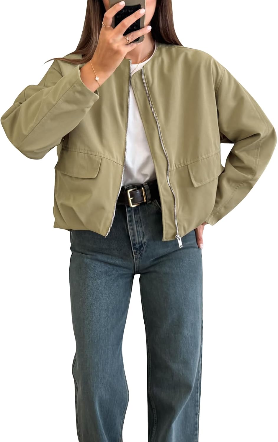 Puff Hem Utility Jacket