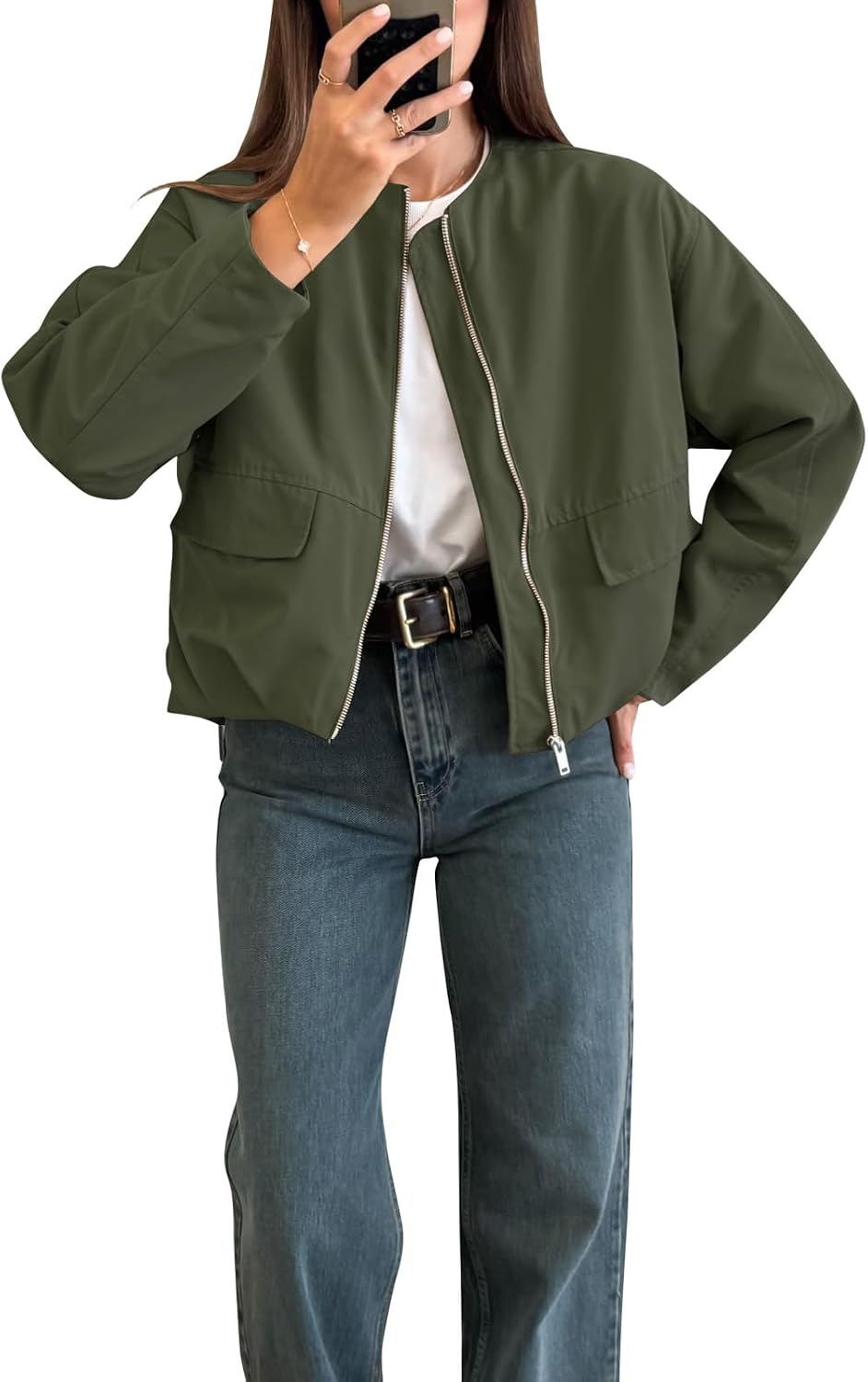 Puff Hem Utility Jacket