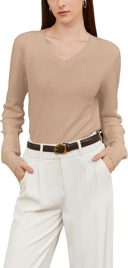 V Neck Pullover Sweater