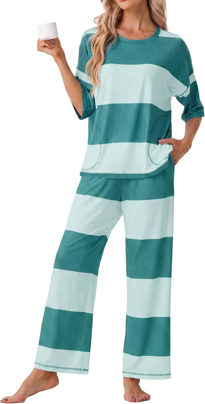 Striped Pajama Set