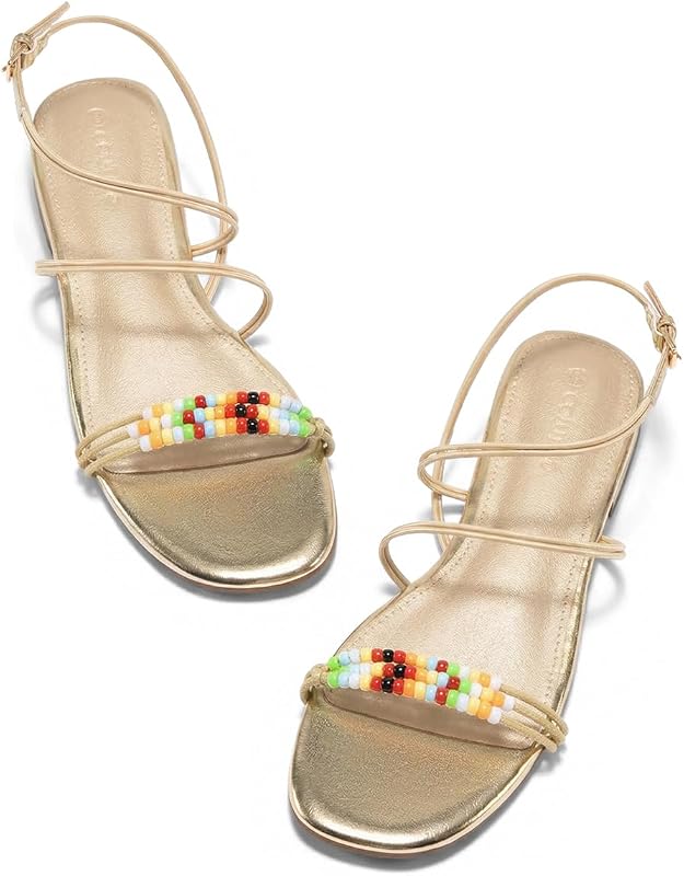 Strappy Flat Sandals