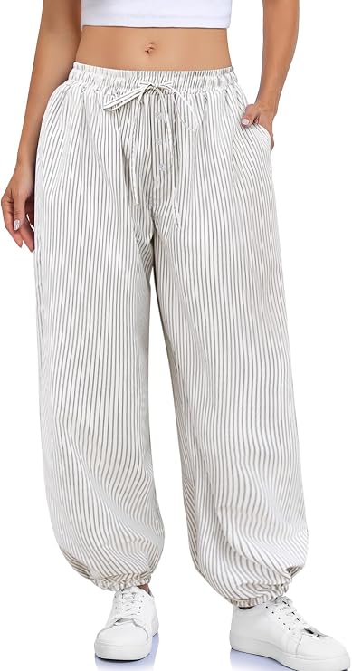 Barrel Striped Pants