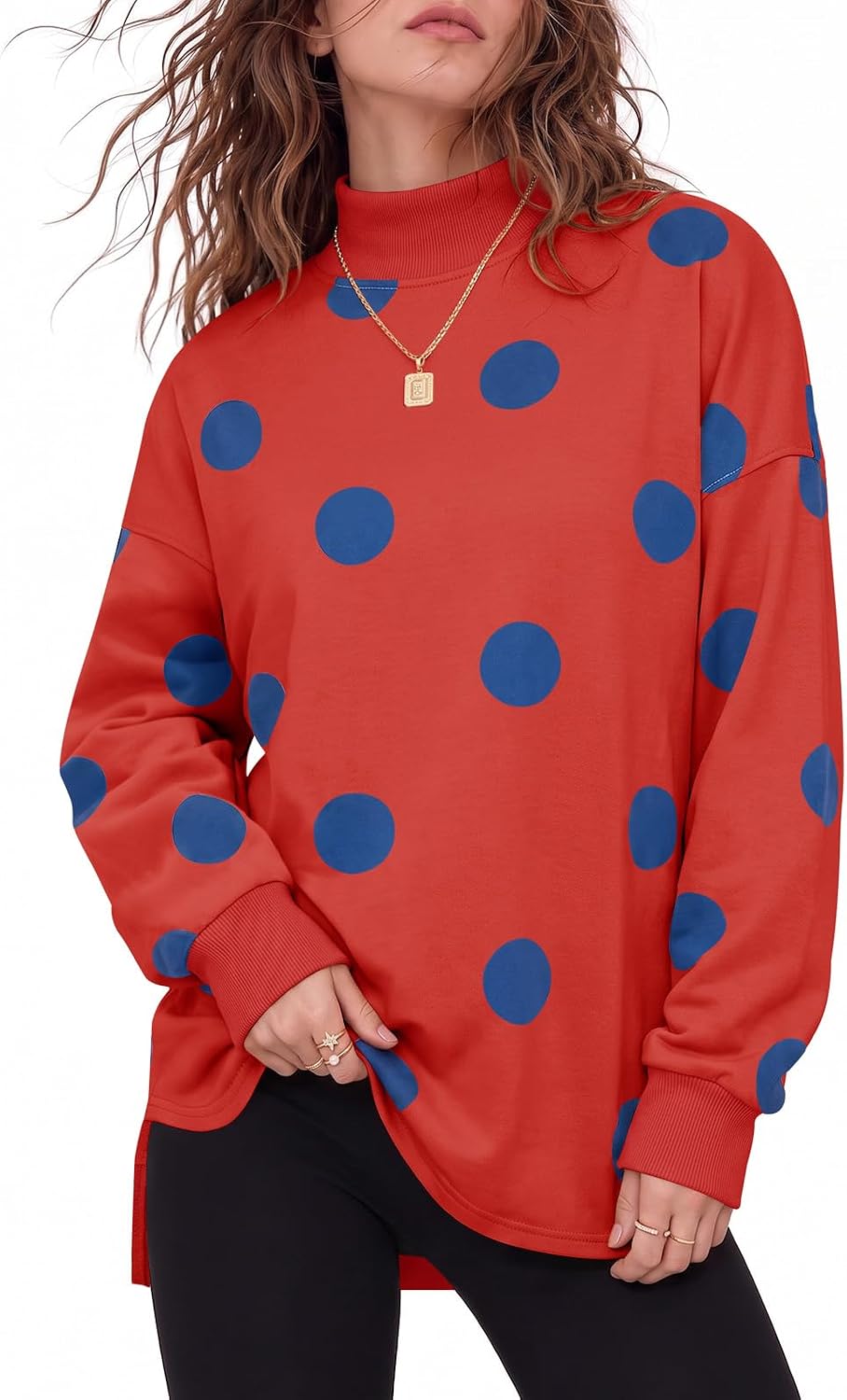 Polka Dot Sweatshirt