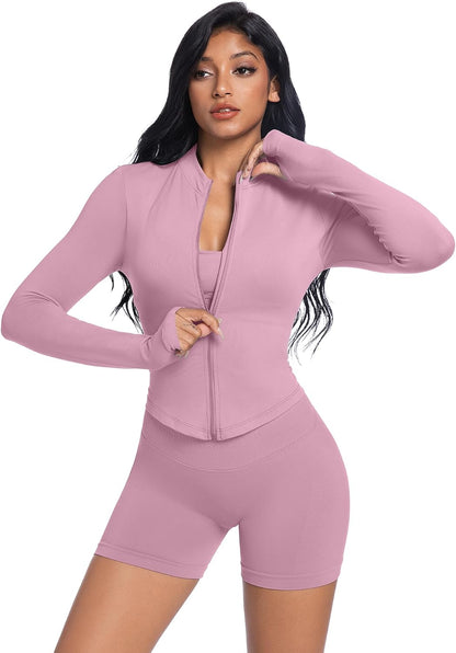 Full Zip Workout Outfit