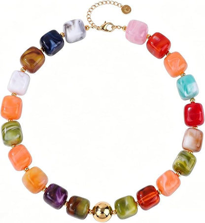 Beaded Necklace Choker