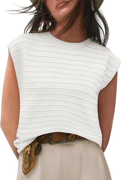 Cap Sleeve Sweater Top