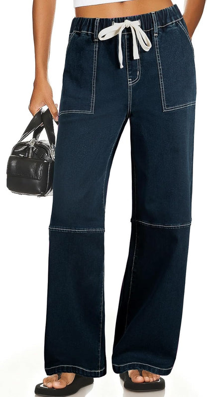 Drawstring Jeans