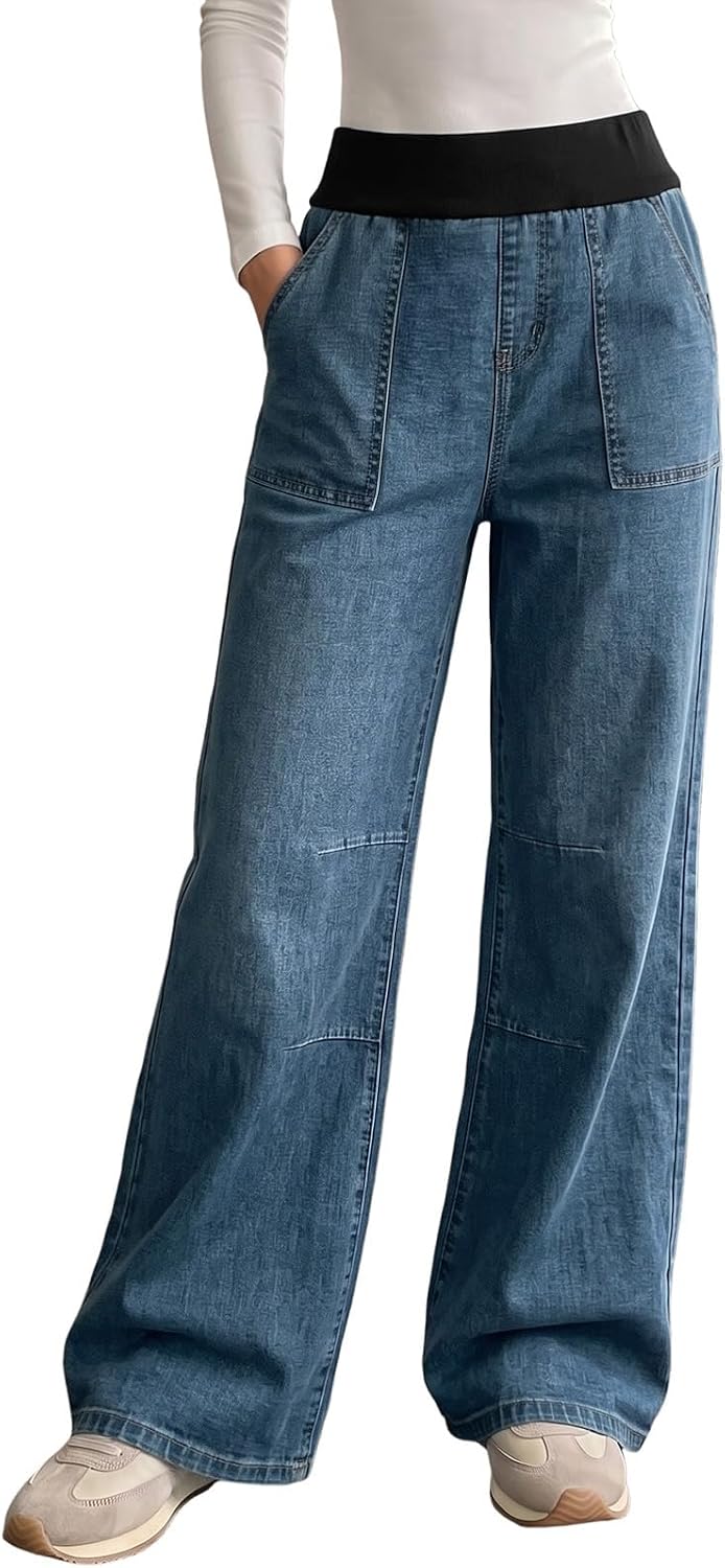 Wide Leg Baggy Jeans