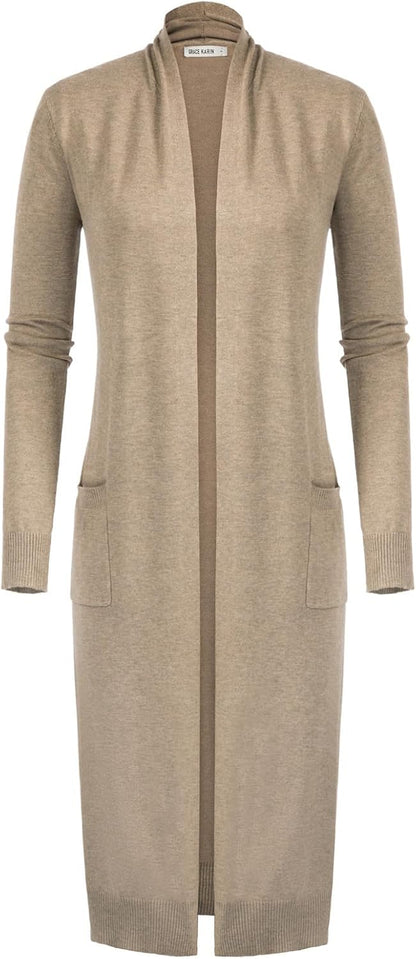 Solid Open Cardigan