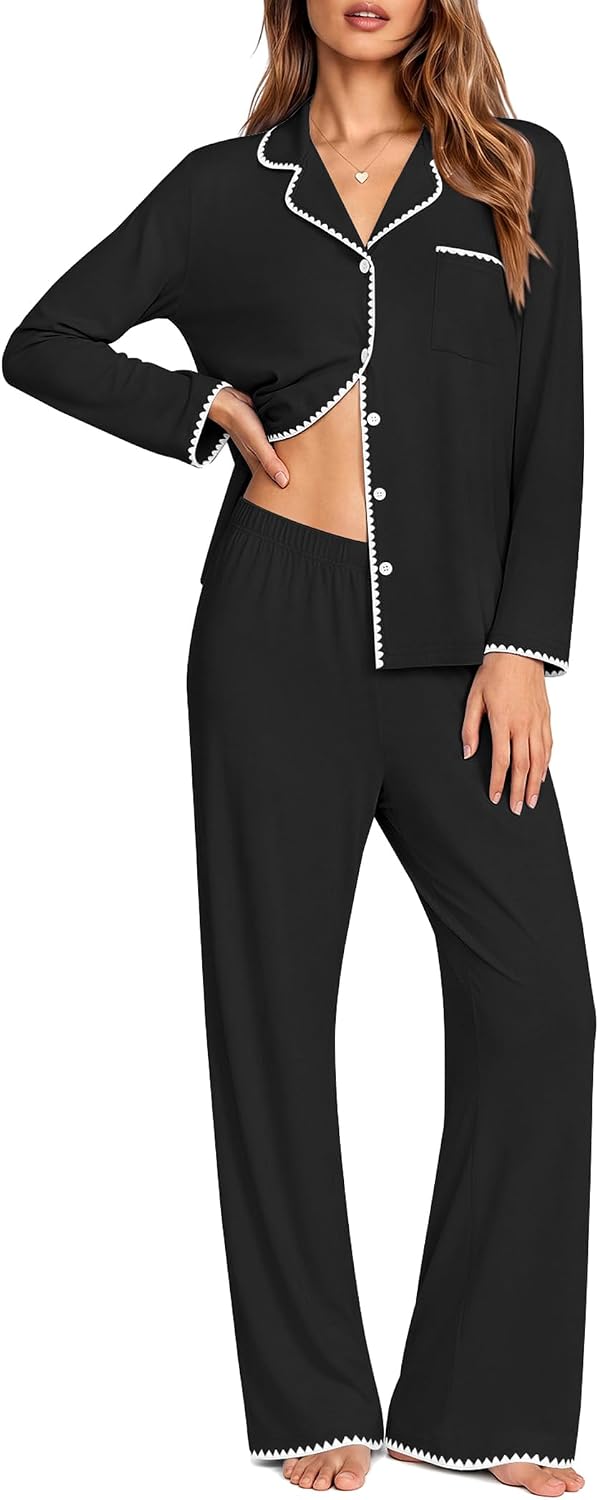 Button Down Pajama Set