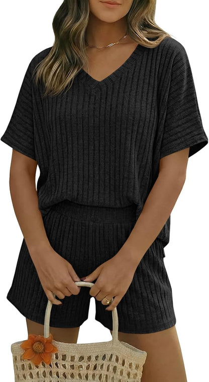Comfy V-Neck Lounge Set