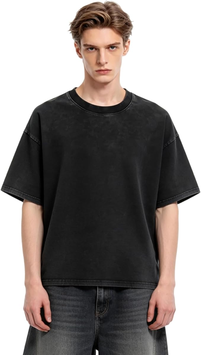 Cotton Acid Wash Tee