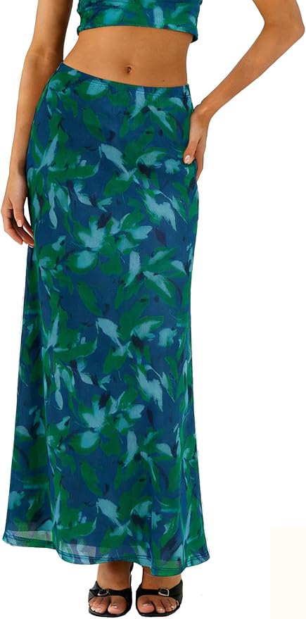 Long Mesh Skirt